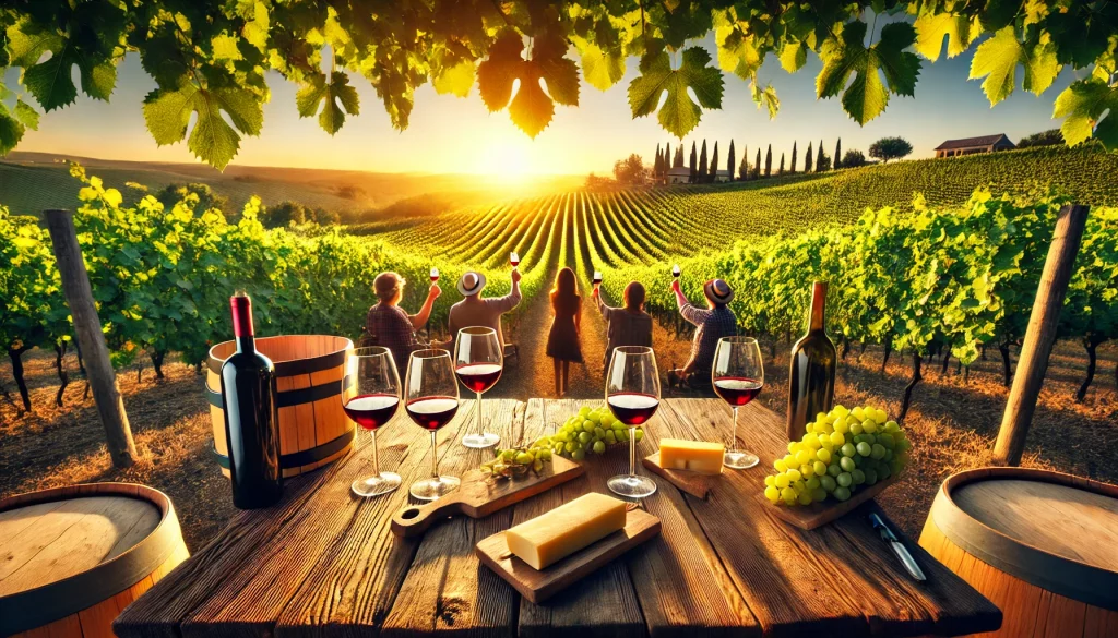 Seminario de cata de vinos con el enólogo.