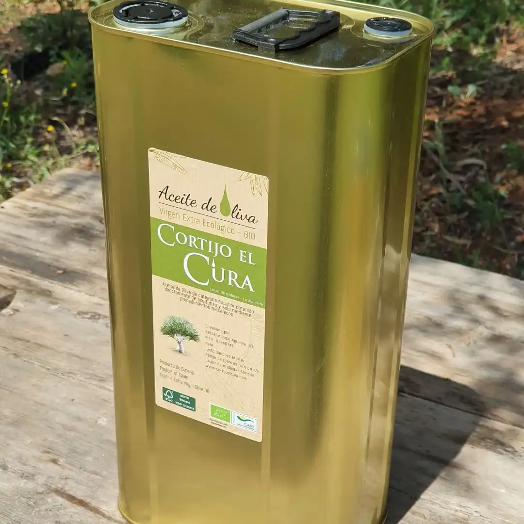 Lata 5 litros aceite de oliva virgen extra bio cortijo el cura
